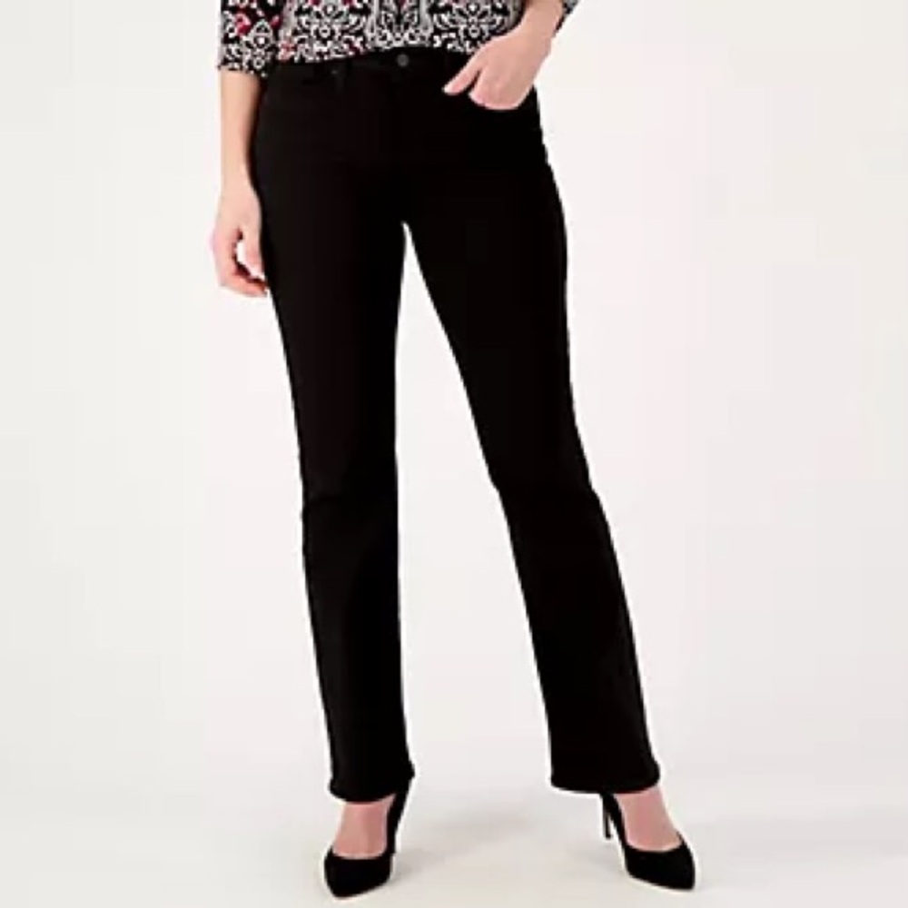 NYDJ Black Boot Cut Jeans with Classic Denim Fabric